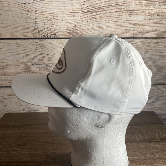 Men EUC Duro Golf Course Imperial White & Gold Hat - Picture 3 of 7